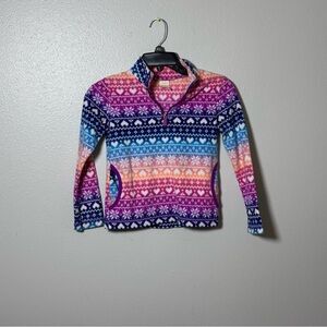 Faded glory Kids Girls Winter half zip‎ sweater size M(7-8)